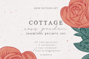 Bring Your Designs to Life with the Cottage Rose Garden Pattern Set