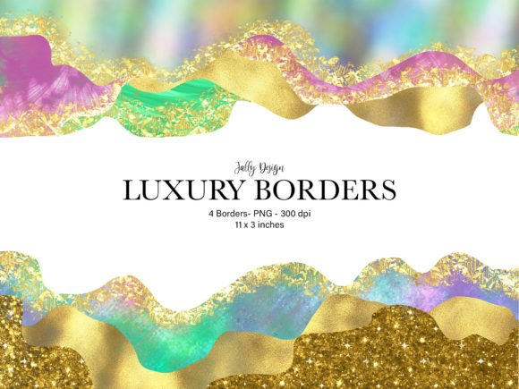 Elevate Your Stationery with the Iridescent Luxury Border Collection