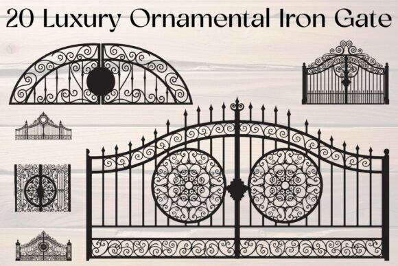 Luxury Ornamental Iron Gate: Elevate Your Design Projects