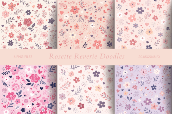 Rosette Reverie Doodles: A Floral Font That Feels Like a Daydream