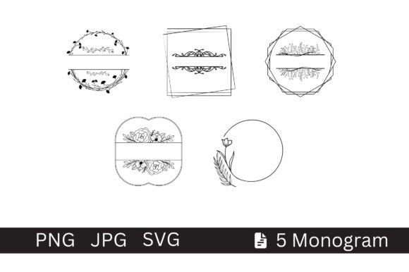 Streamline Your Creative Projects with the 5 in 1 Monogram Designs Bundle