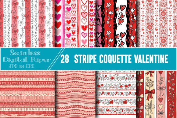 Stripe Coquette Valentine Pattern: A Designer's Guide