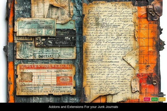 Timeless Botanicals: Using Vintage Writing & Paper Scraps Ephemera in Modern Design