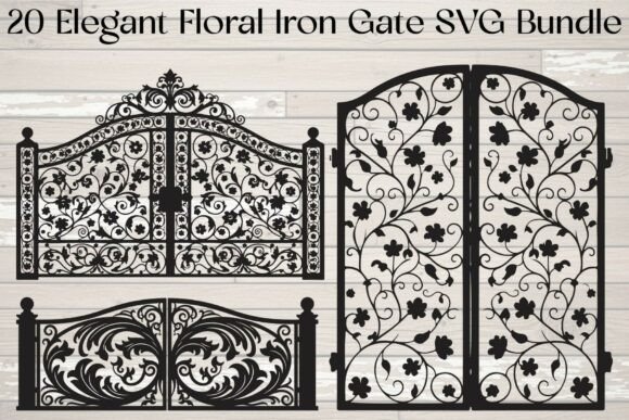 Timeless Elegance: The Art of the Elegant Floral Iron Gate