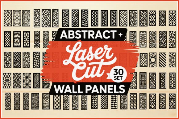 Transforming Spaces: The Abstract Laser Cut Wall Panel Bundle