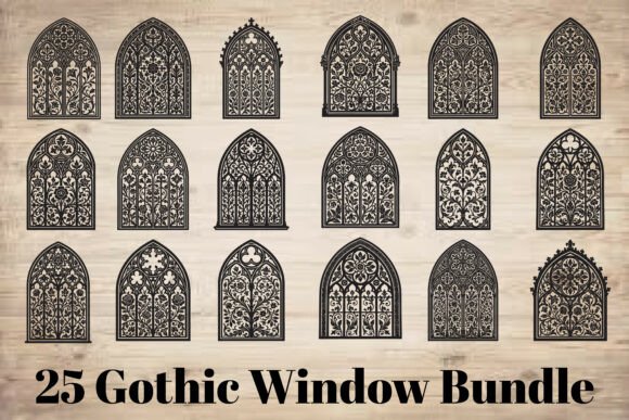 Unlock Timeless Elegance: The Gothic Window SVG Bundle